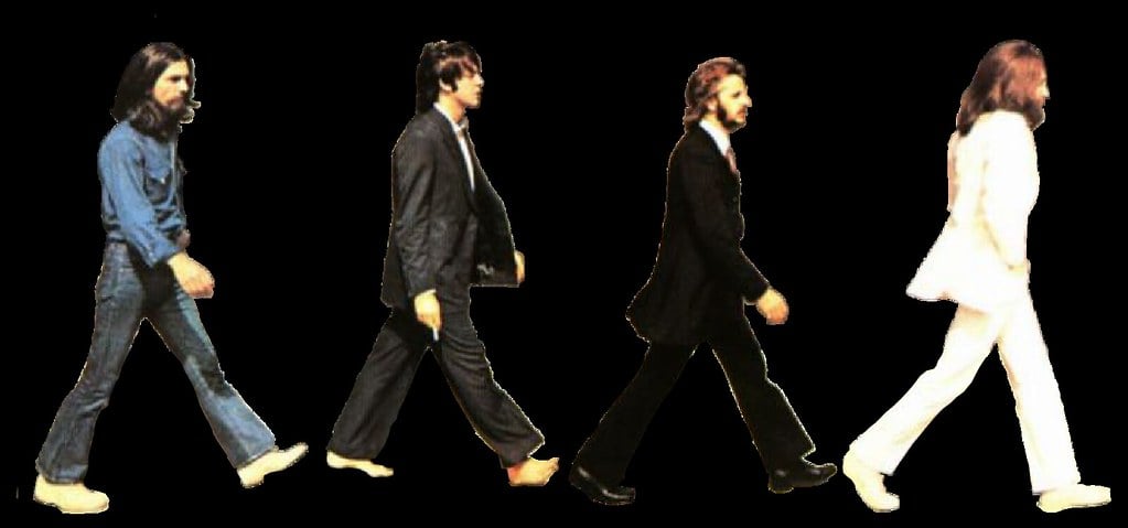 The Beatles during the British Invasion